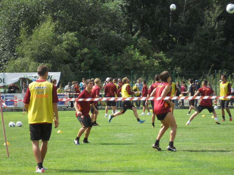 Riscone di Brunico, ritiro AS Roma 2011