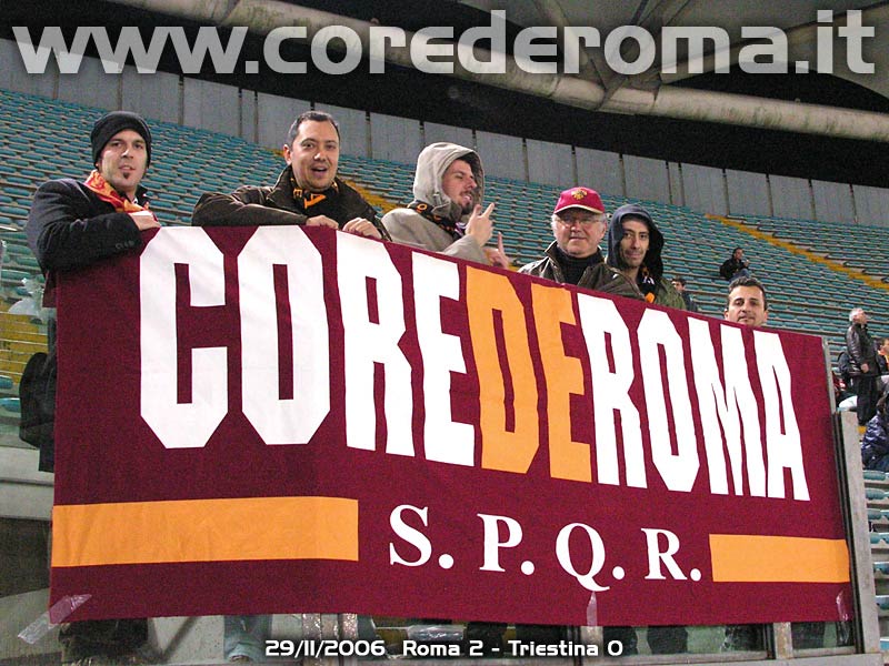 Roma-Triestina 2006: Brizio, Lucky, Pollastro, Kaiser, Gabba, Emanuele