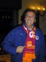 Alberto Mandolesi con la sciarpa CdR