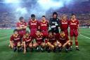 Una formazione dell'AS Roma 1990-91