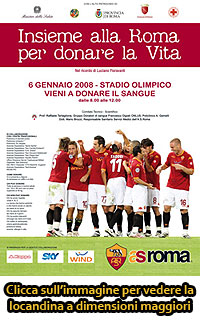 Insieme alla Roma per donare la vita