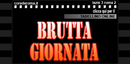 Bruttissima partita … lazie 3 roma 2 + tabellino