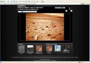 L\'immagine su Marte