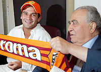 Franco Sensi e Cristian Chivu