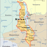 cartina del Malawi