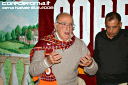 Amedeo Amadei con la sciarpa dell'ultima legione