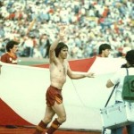 bruno conti con il tricolore il giorno dello scudetto
