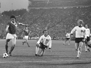IL GOL DI SPARWASSER ALLA GERMANIA OVEST NEL MONDIALE 74