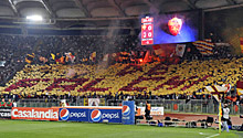 Roma-Milan: la curva sud ricorda De Falchi