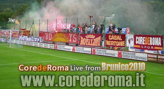 Ritiro AS Roma: COREdeROMA c'è