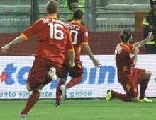 Parma-Roma: Osvaldo fa la 'mitraglia'...