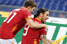 Roma-Genoa: Osvaldo al fulmicotone