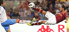 Roma-Catania: il gran gol di Osvaldo