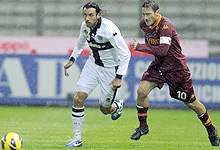 Parma-Roma: diluvio in campo e nella Roma