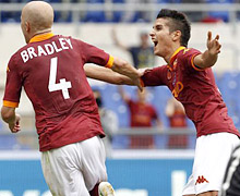 Roma-Atalanta: i due goleador