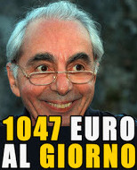 Giuliano Amato e la sua pensioncina giornaliera