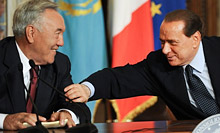 Nazarbaev & Berlusconi