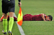 L'infortunio di Kevin Strootman