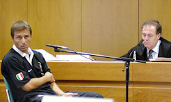 Conte in un ambiente che conosce bene: il tribunale