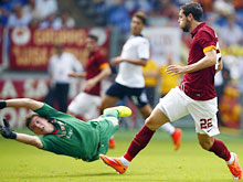 Roma-Cagliari: il gol di Destro