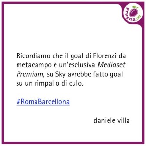 COMUNICATO SU GOL FLORENZI
