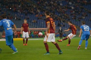 ROMA EMPOLI PUNIZIONE PJANIC