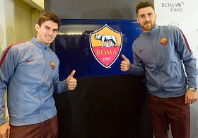 Diego Perotti e Ervin Zukanovic