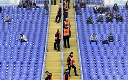 Stadio Olimpico Roma: barriere in curva