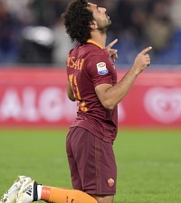 Roma-Bologna: tripletta per Salah