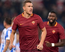 Roma-Pescara: ci pensa Dzeko, ma Roma bruttissima