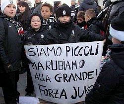 Mentalità juventina... Sin da piccoli!