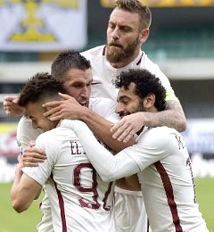 Chievo-Roma: manita di una Roma molto distratta