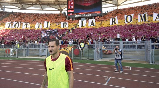 Roma-Genoa: l'addio di Francesco Totti