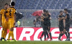 Roma-Verona: pioggia e vittoria...