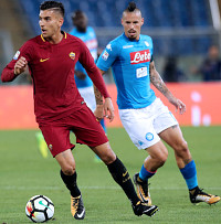 Roma-Napoli: il Napoli segna su un rimpallo e la Roma si sveglia troppo tardi