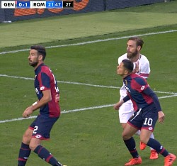 Genoa-Roma: grandissimo rammarico per la follia di DDR che ci costa 2 punti