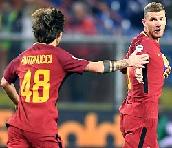 Samp-Roma: l'esordiente Antonucci crossa e Dzeko pareggia una partita maledettamente indirizzata da Orsato