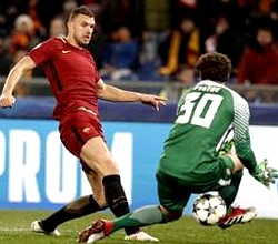 Champions League: Dzeko manda a casa lo Shakhtar e si va ai quarti...