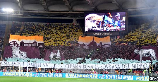 Lazio-Roma: scenografia