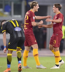 Roma-Frosinone: esordio in campionato per Luca Pellegrini e Zaniolo