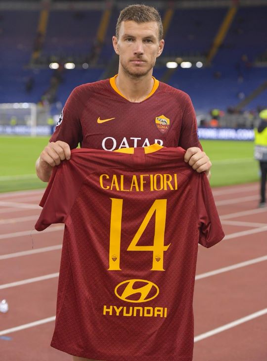 La dedica di Dzeko allo sfortunato ''Primavera'' Riccardo Calafiori