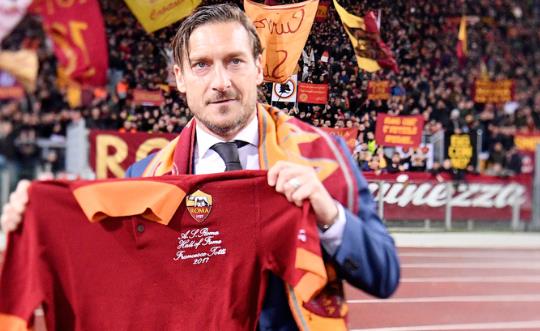 Totti entra nella Hall of Fame
