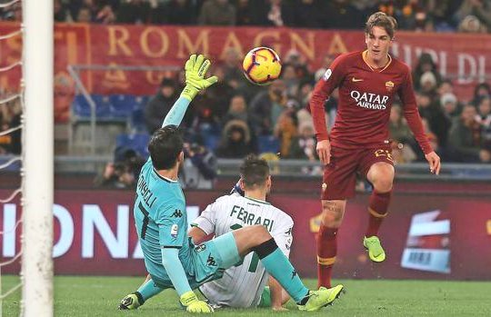 Roma-Sassuolo: il gran gol di Zaniolo